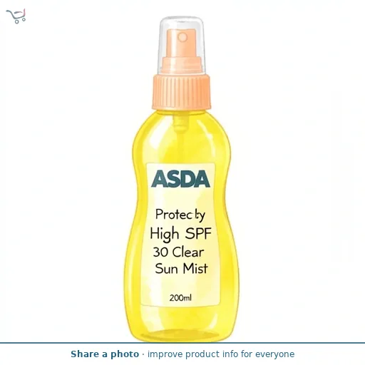 ASDA Protect by  High SPF 30 Clear Sun Mist 200ml