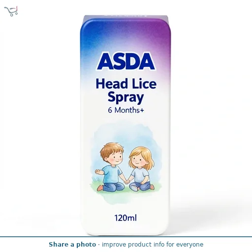 ASDA Head Lice Spray 6 Months+ 120ml
