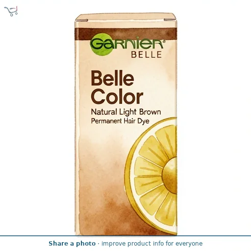 Garnier Belle Color Permanent Hair Dye - Natural Light Brown 6