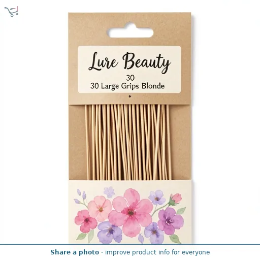 Lure Beauty 30 Large Grips Blonde