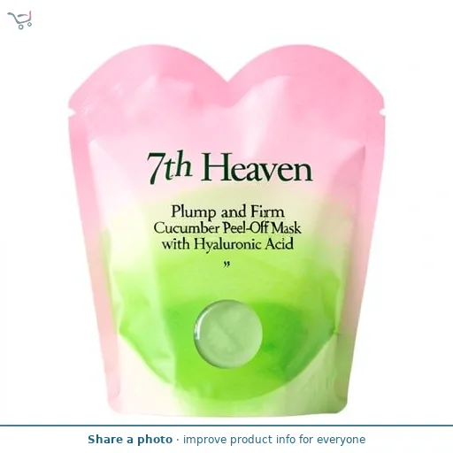 7th Heaven Plump and Firm Cucumber Peel-Off Mask with Hyaluronic Acid