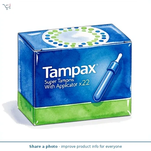 Tampax Compak Super Tampons With Applicator x22