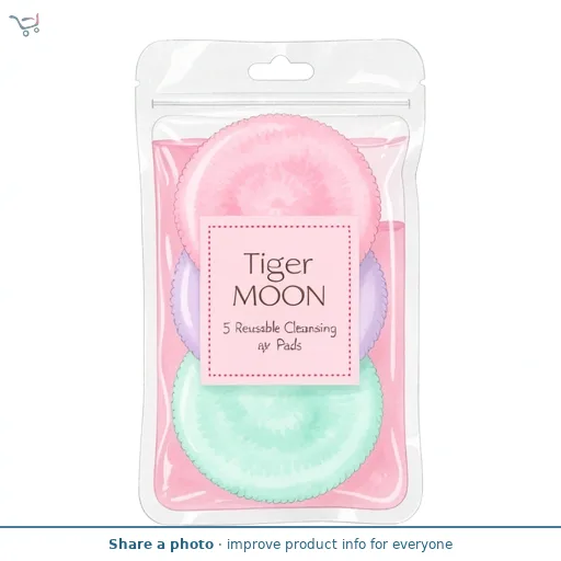 Tiger Moon 5 Reusable Cleansing Pads