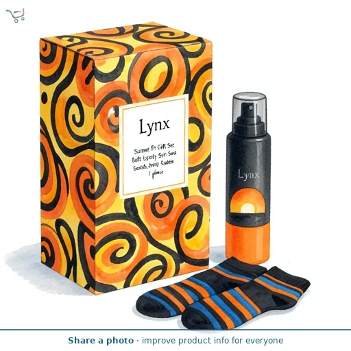 Lynx Sunset Fresh Gift Set Body Spray & Socks Cracker 1 piece