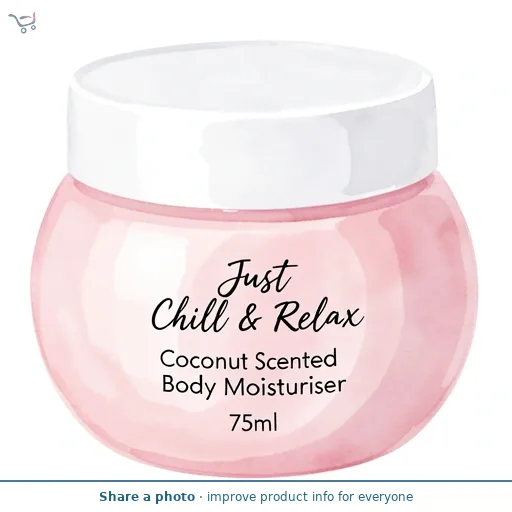 Just Chill & Relax Coconut Scented Body Moisturiser 75ml