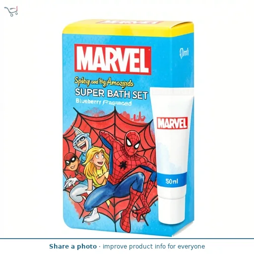Marvel Spidey and His Amazing Friends Super Bath Set Blueberry Fragranced 50ml