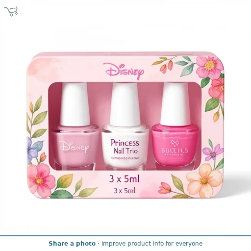 Disney Princess Nail Trio 3 x 5ml