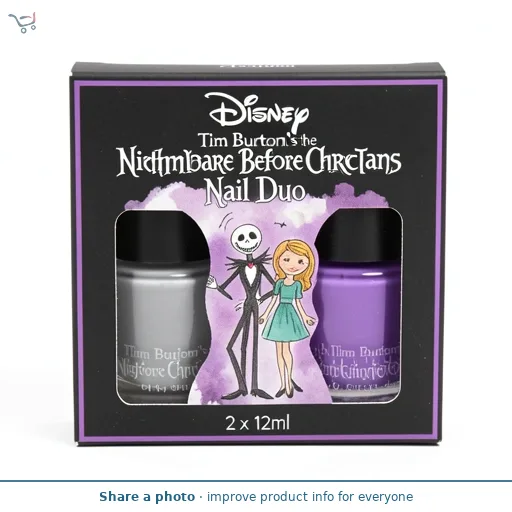 Disney Tim Burton's the Nightmare Before Christmas Nail Duo 2 x 12ml