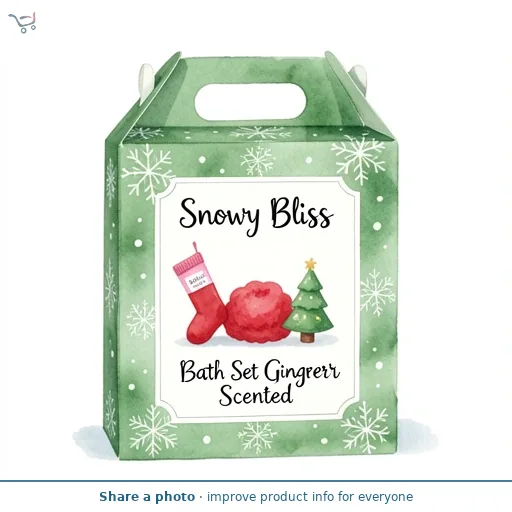 Bath Set Gingerbread Scented