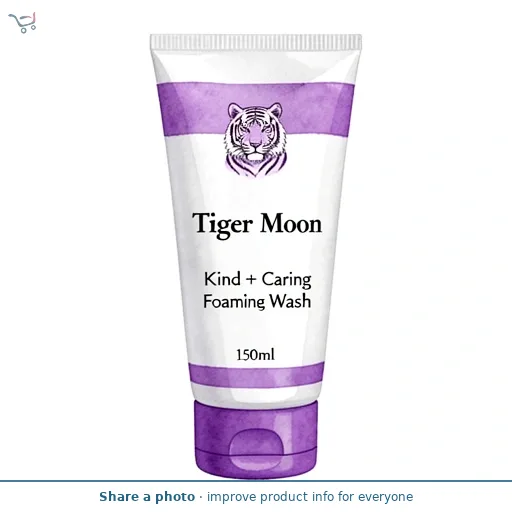 Tiger Moon Kind + Caring Foaming Face Wash 150ml