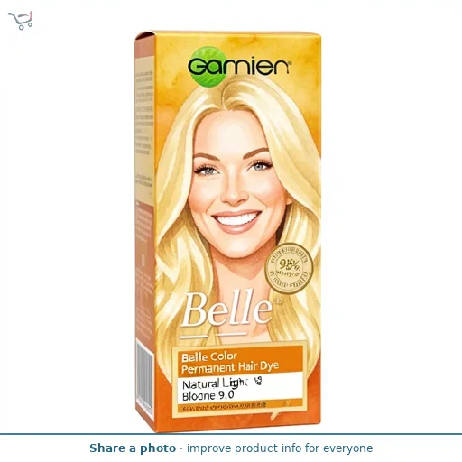 Garnier Belle Belle Color Permanent Hair Dye - Natural Light Blonde 9.0