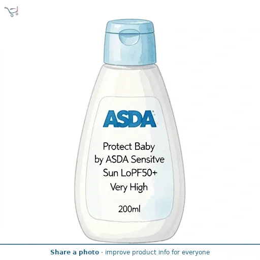 ASDA Protect Baby by ASDA Sensitive Sun Lotion SPF50+ Very High 200ml