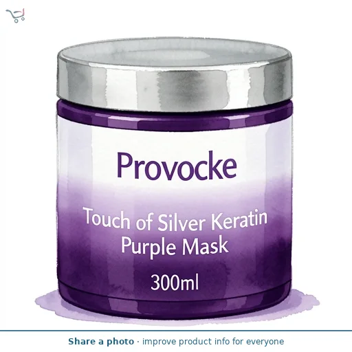 Provoke Touch of Silver Brighten + Hydrate Keratin Purple Mask 300ml