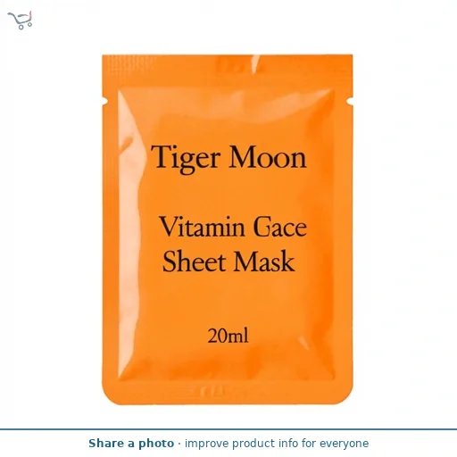Tiger Moon Vitamin C Face Sheet Mask 20ml