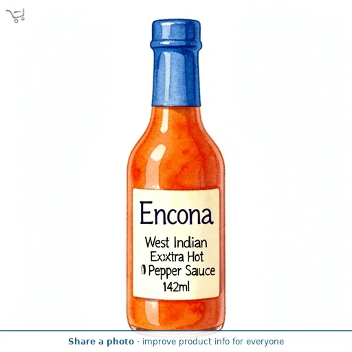Encona West Indian Extra Hot Pepper Sauce 142ml