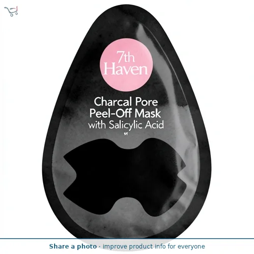 7th Heaven Charcoal Pore Refine Peel-Off Mask with Salicylic Acid