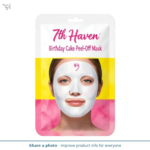 7th Heaven Birthday Cake Peel-Off Mask