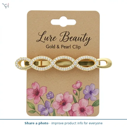 Lure Beauty Gold & Pearl Clip
