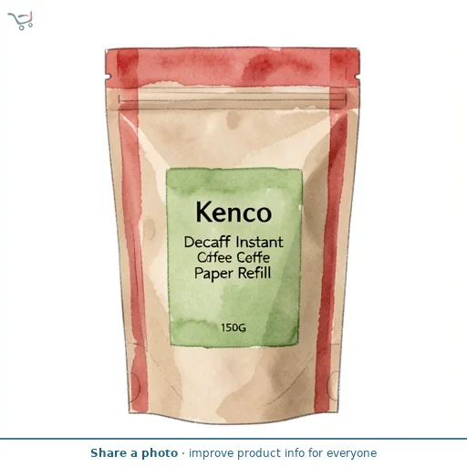 Kenco Decaff Instant Coffee Paper Refill 150G