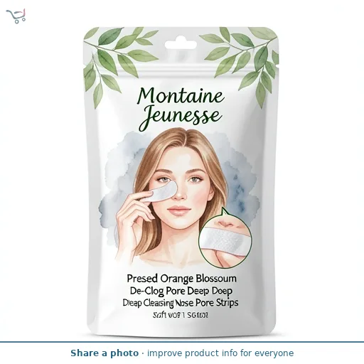 Montagne Jeunesse Pressed Orange Blossom De-Clog Pores Deep Cleansing Nose Pore Strips