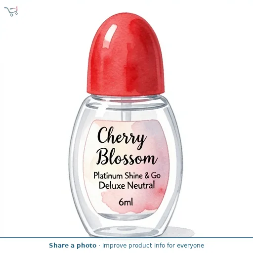 Cherry Blossom Platinum Shine & Go Deluxe Neutral 6ml