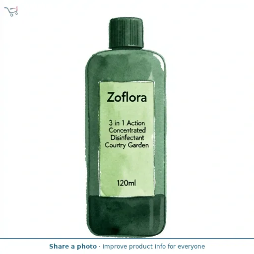 Zoflora 4 in 1 Action All Purpose Concentrated Disinfectant Country Garden 120ml