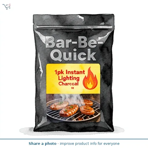 Bar-Be-Quick 1pk Instant Lighting Charcoal