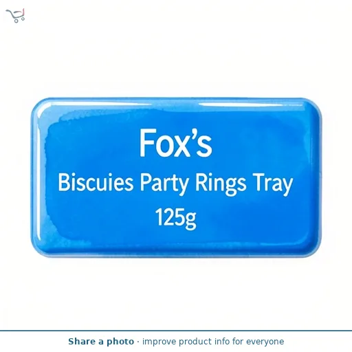 Fox's Party Rings Biscuits 125G