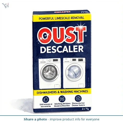 Oust Dishwasher & Washing Machine Descaler Sachets 2 x 75g