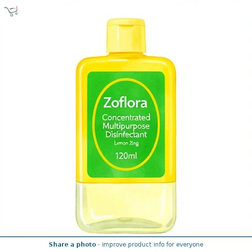 Zoflora Concentrated Multipurpose Disinfectant Lemon Zing 120ml