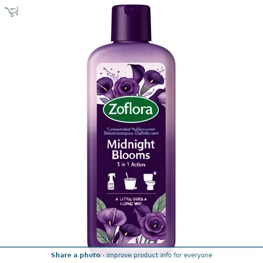 Zoflora Concentrated Multipurpose Disinfectant Midnight Blooms 3 in 1 Action 120ml