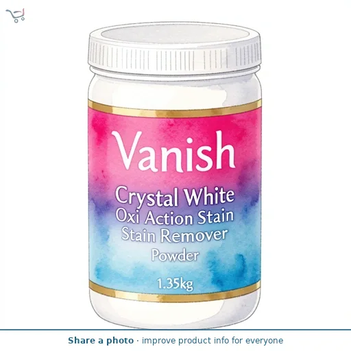 Vanish Gold Crystal White Oxi Action Stain Remover Powder 1.35kg