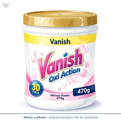 Vanish Gold Crystal White Oxi Action Stain Remover Powder 450g