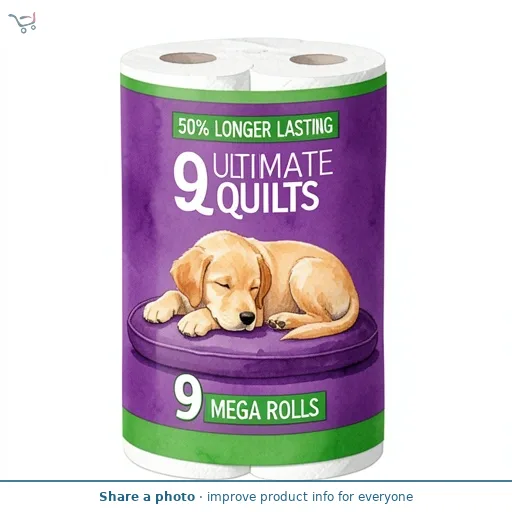 Andrex Ultimate Quilts Mega Toilet Rolls x9