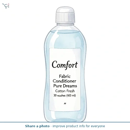 Comfort Fabric Conditioner Pure Dreams Cotton Fresh 30 washes (900 ml)