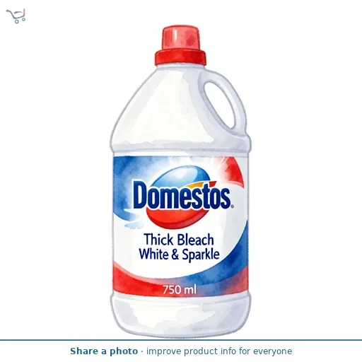 Domestos Thick Bleach White & Sparkle 750 ml