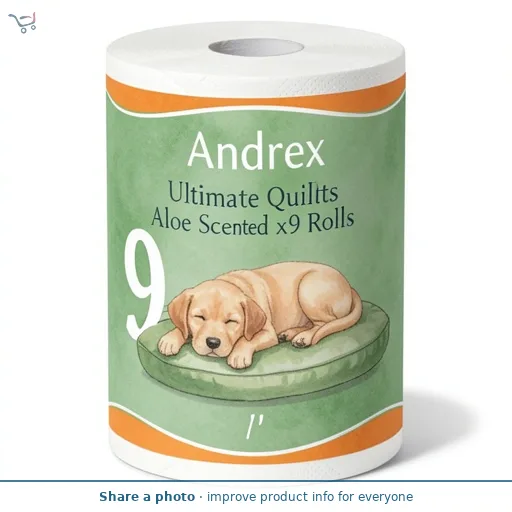 Andrex Ultimate Quilts Aloe Scented Toilet Roll x9 Rolls