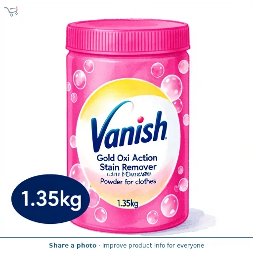 Vanish Gold Oxi Action Stain Remover Powder for clothes 1.35kg