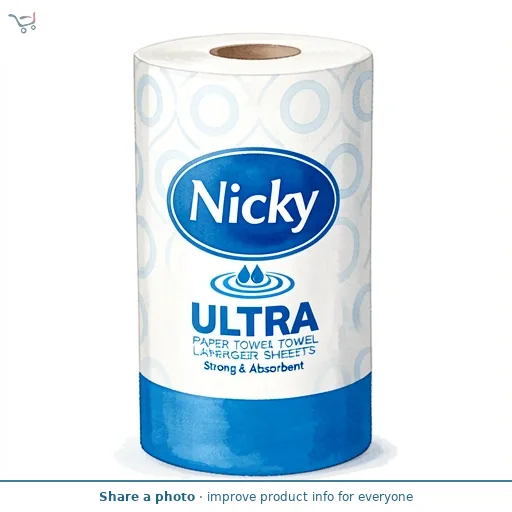 Nicky Ultra Paper Towel Larger Sheets