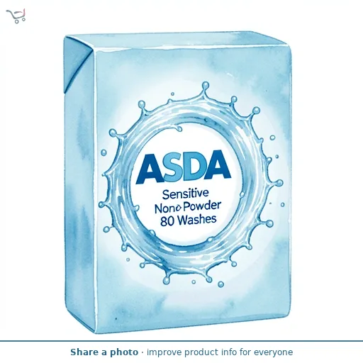 ASDA Sensitive Non-Bio Powder 80 Washes