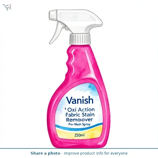 Vanish ' Oxi Action Fabric Stain Remover Pre-Wash Spray 250ml