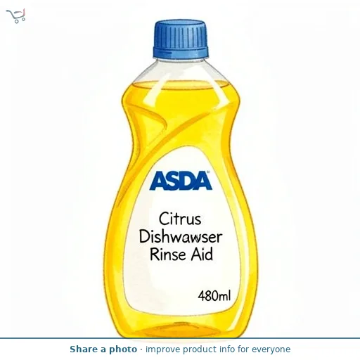 ASDA Citrus Dishwasher Rinse Aid 480ml