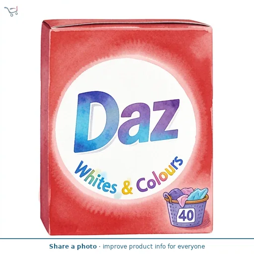Daz Washing Powder 40 Washes, Whites & Colours