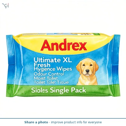 Andrex Ultimate Fresh XL Hygiene Wipes Odour Control Moist Toilet Tissue Pack