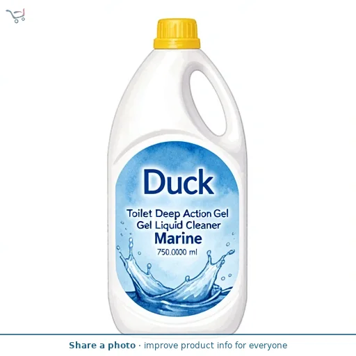 Duck Toilet Deep Action Gel Liquid Cleaner Marine 750ml
