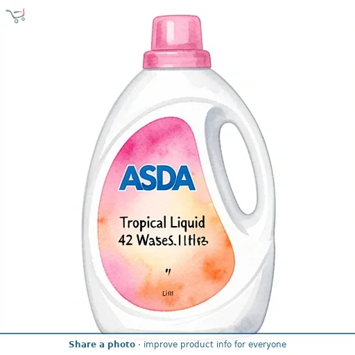 ASDA Tropical Liquid 42 Washes 1.47 Litres