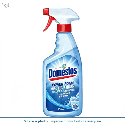 Domestos Power Foam Arctic Fresh Toilet & Bathroom Cleaner Spray 450ml