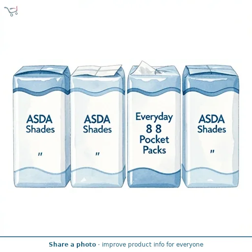 ASDA Shades Shades by  Everyday 8 Pocket Packs