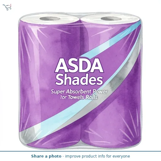 ASDA Shades Super Absorbent Power Towels Rolls