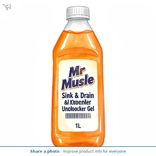 Mr Muscle Sink & Drain Unblocker Gel 1L